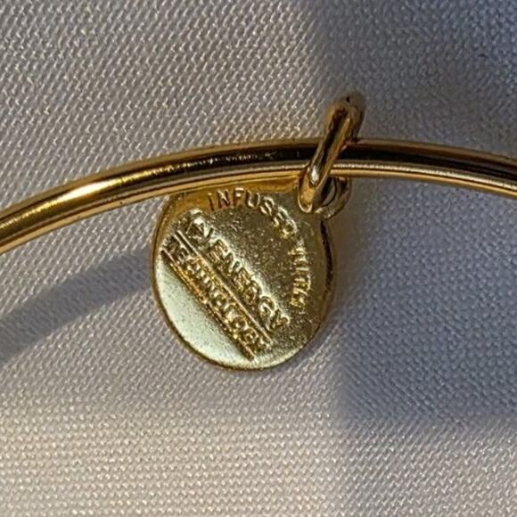 3 Inch Expandable Gold Tone 2016 Alex And Ani Path Of Life Charm Bracelet - Picture 3 of 11